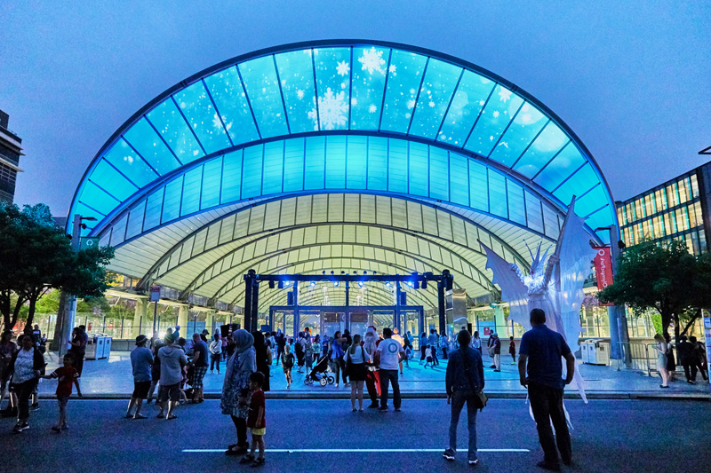 Free light show every night LocalNewsPlus